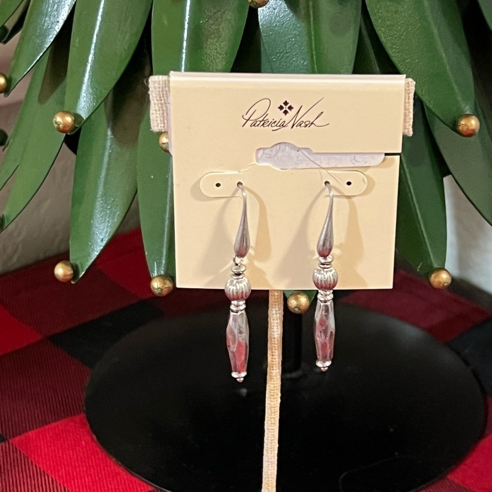 Patricia Nash Silver Dangle Earrings